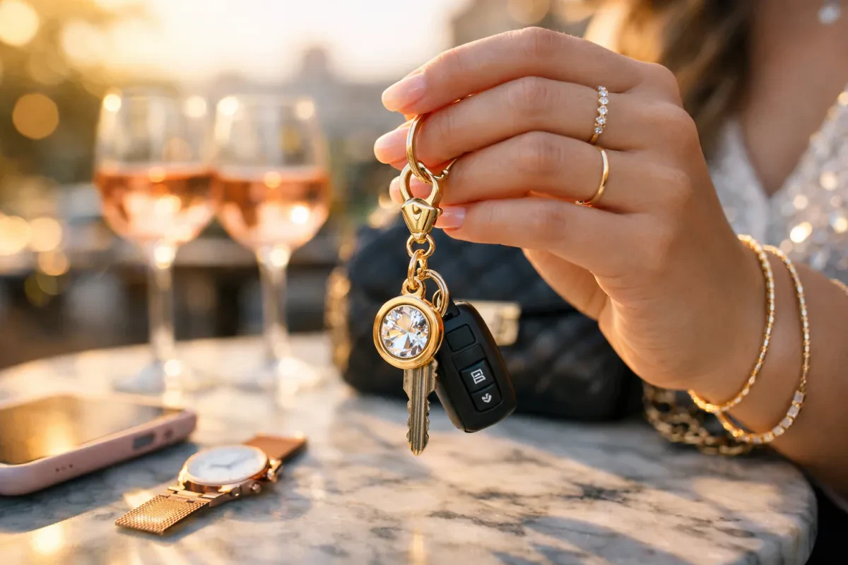 Stylish Safety with Invisawear Smart Jewelry Keychain