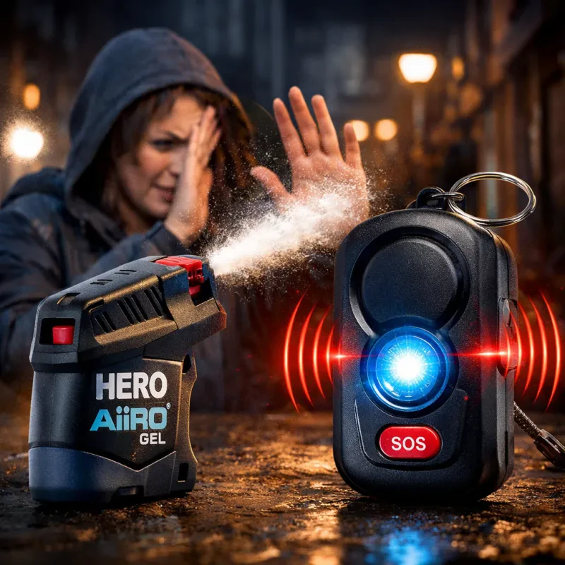Stay safe and alert with this powerful gel and alarm combo