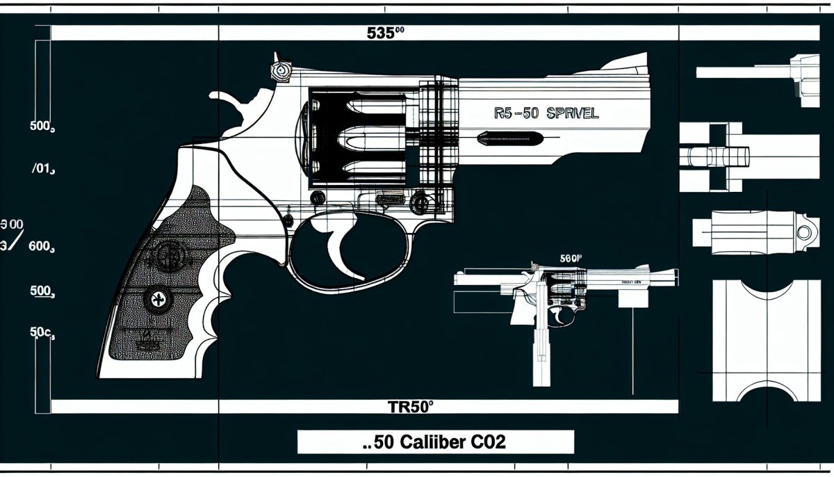 TR50 .50 Caliber C02 Revolver for Home Defense