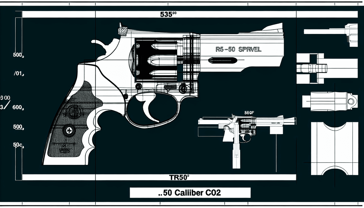TR50 .50 Caliber C02 Revolver for Home Defense