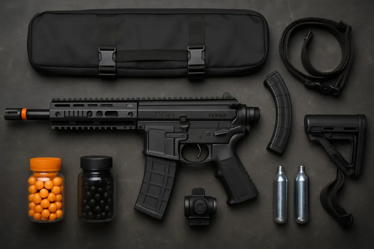Get ready for adventure with everything you need in one awesome package The Ultimate Byrna TCR Tactical Air Rifle Bundle