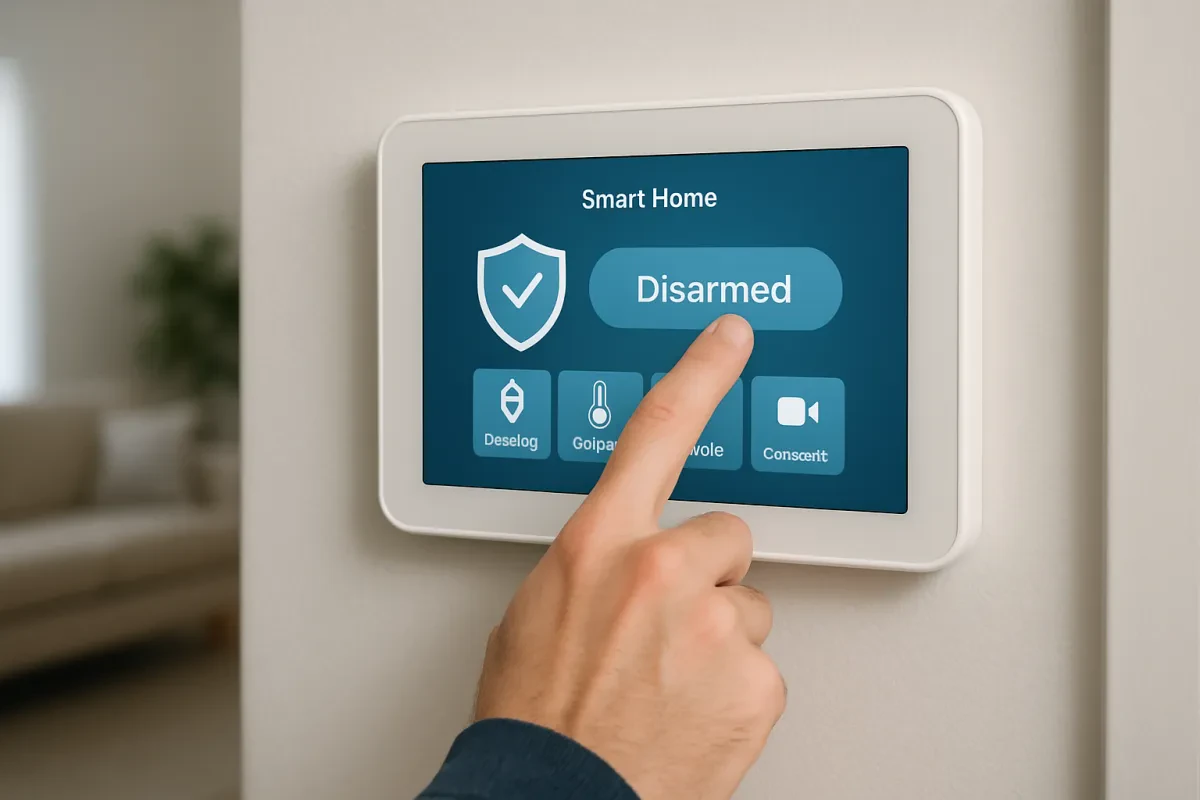 📹 SEE VIDEO BELOW 👇 Control your home security from anywhere with a simple touch Smart Home Security with Touch Screen Control