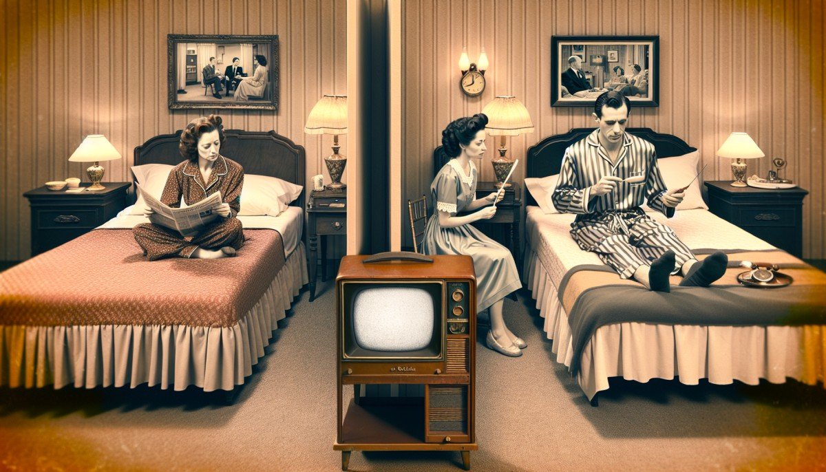 Why Did 1950s TV Shows Portray Married Couples in Separate Beds?