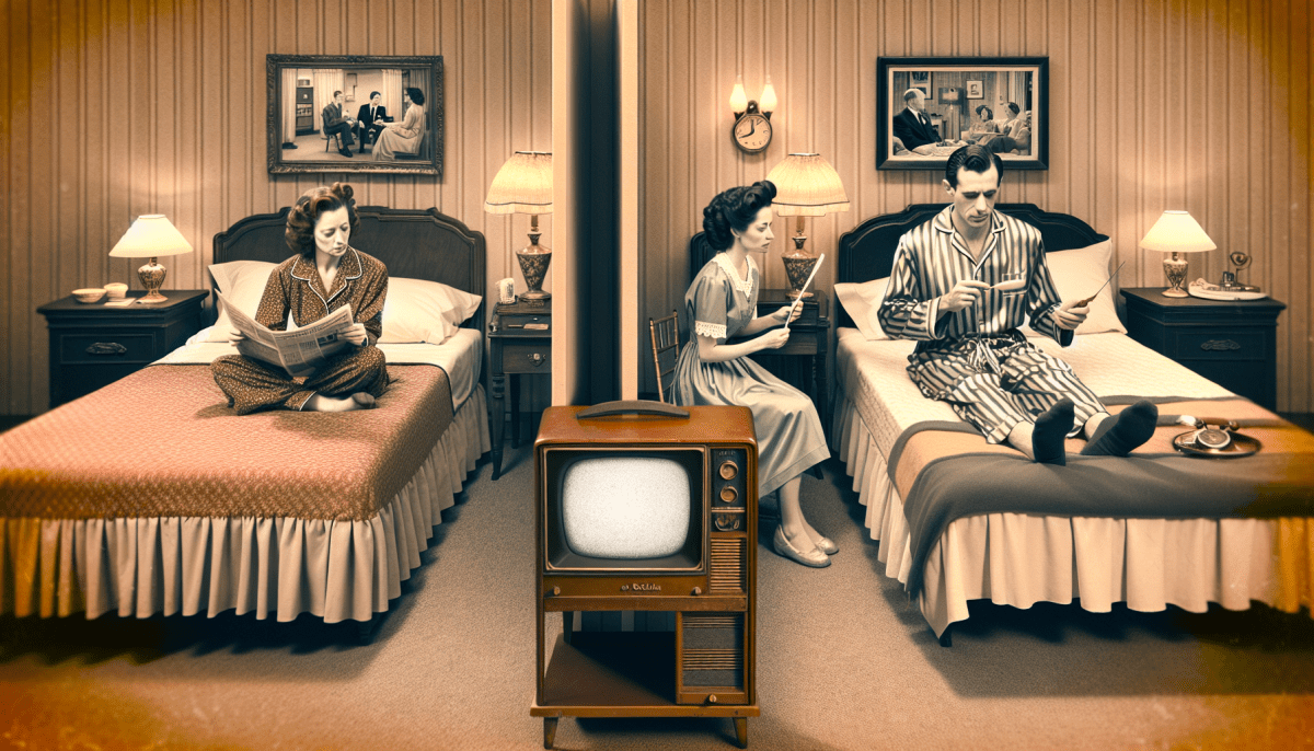 Why Did 1950s TV Shows Portray Married Couples in Separate Beds?