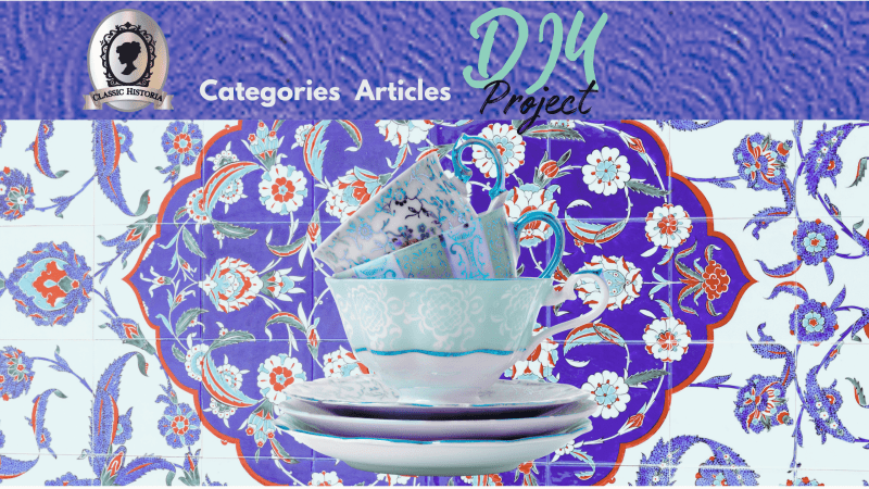 A Thoughtful Gift Idea Utilizing Cellophane, Bow, Teacup, and Saucer