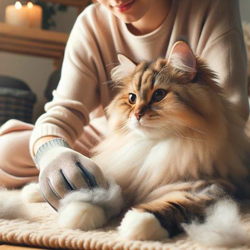 Gentle Grooming Gloves for Happy Cats