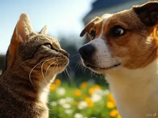 A Comprehensive Analysis Of The Often Exaggerated And Unfounded Feud Between Cats And Dogs!