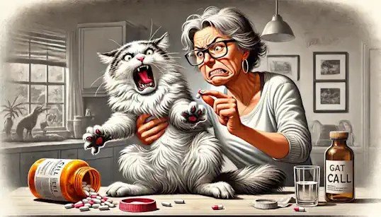 How to Successfully Give Your Cat a Pill