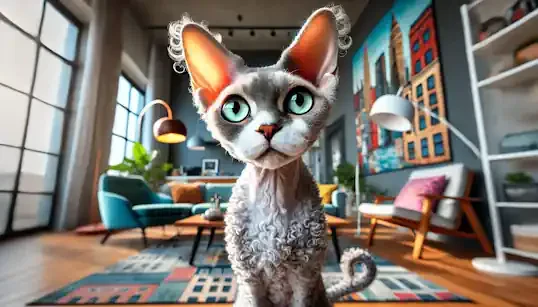 The Curled-Eared Feline with a Mischievous Personality: A Guide to the Devon Rex Cat Breed