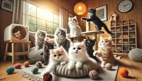 How to Raise Kittens-Mom and Dad Need To Be On Their Game!