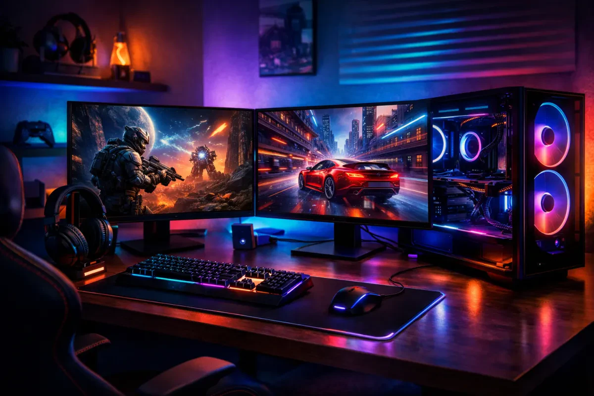 Pick the Ideal Gaming Setup: PC and Monitor