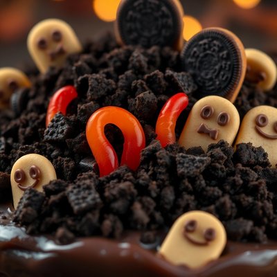 Graveyard dirt crumbs