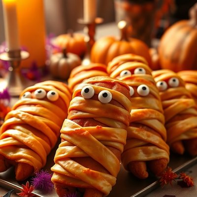 Mummy hot dogs
