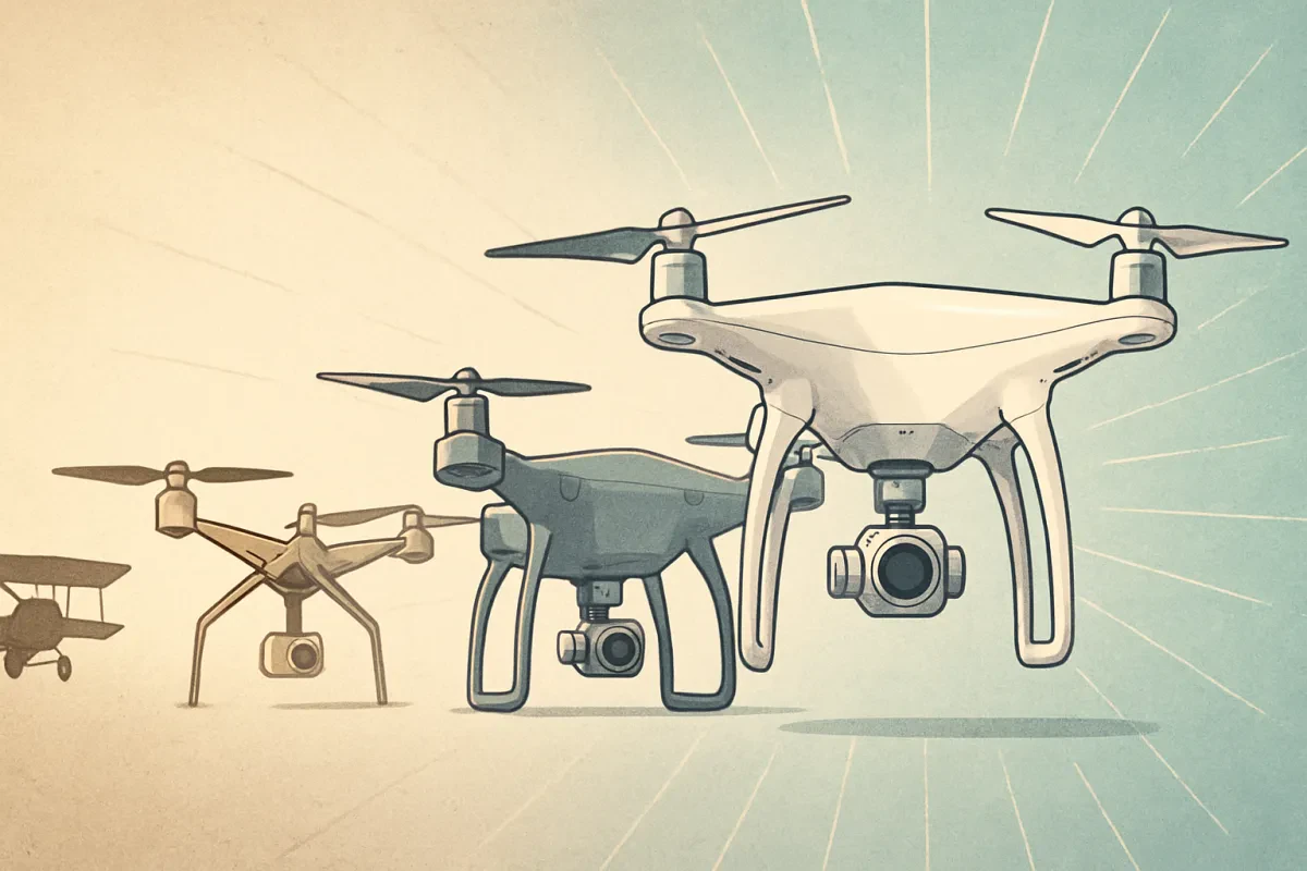 The Evolution of Consumer Drones Through Time