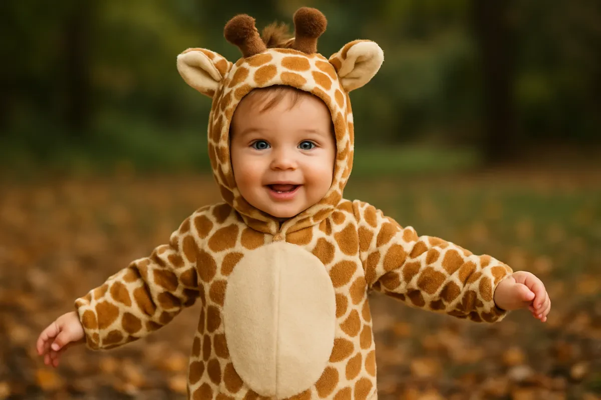 Adorable Junior Giraffe Costume for Little Ones