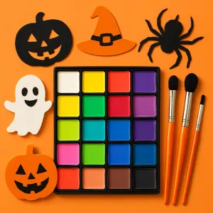 Get Creative with Your Halloween Look Using This Colorful Makeup Kit