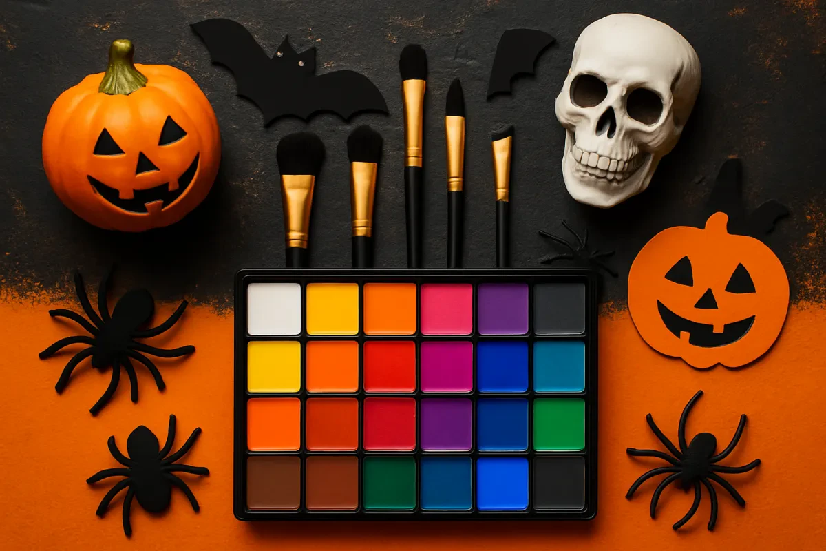 Vibrant 24 Color Halloween Makeup Kit Fun