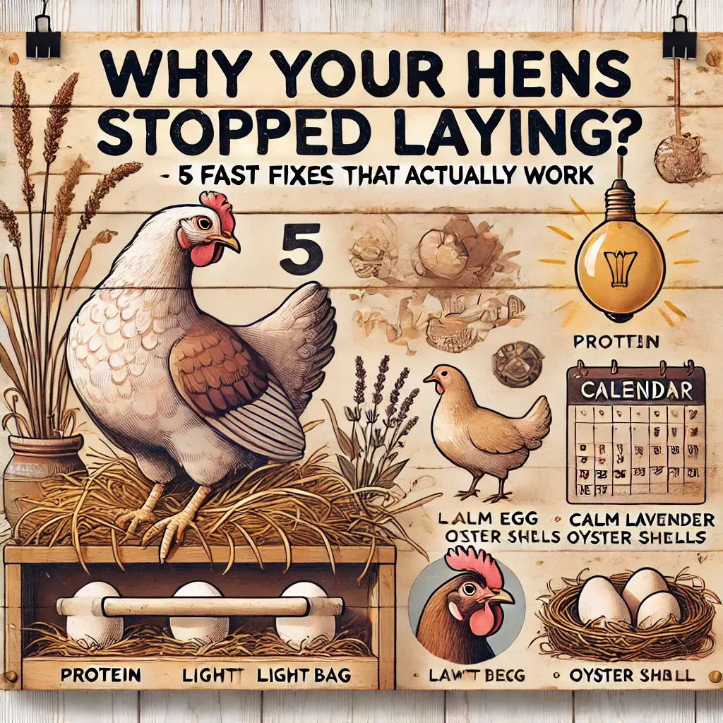 Why Your Hens Stopped Laying (And 5 Fast Fixes That Actually Work)