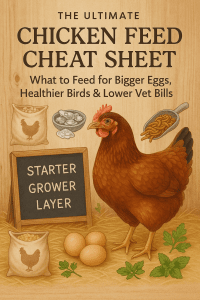What to Feed for Bigger Eggs, Healthier Birds & Lower Vet Bills