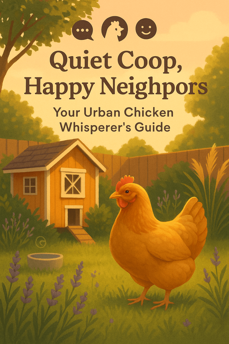 The Urban Chicken Whisperer’s Guide to a Quiet Coop