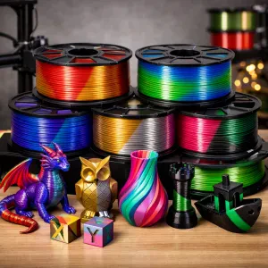 Discover the perfect filament for your next creative project with vibrant dual colors and great value