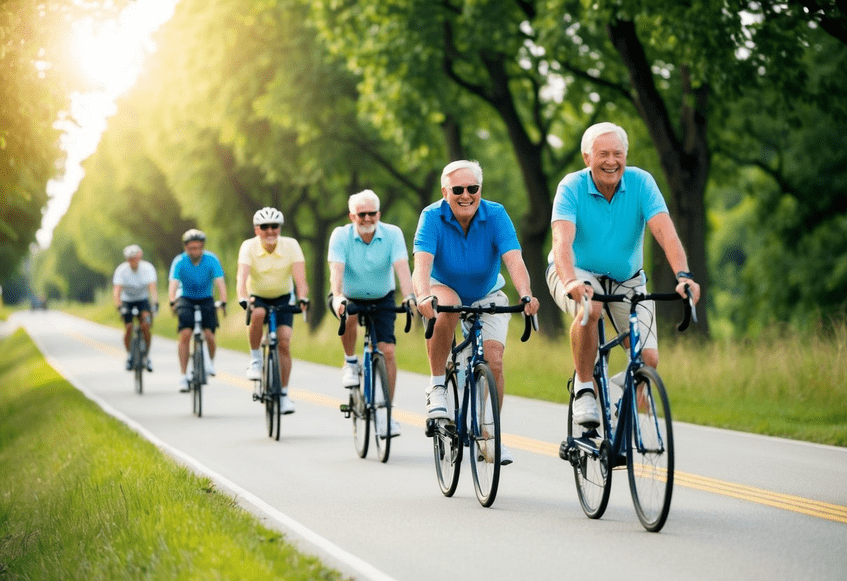"Pedal for Health: Senior Cyclists Unveil the Benefits"