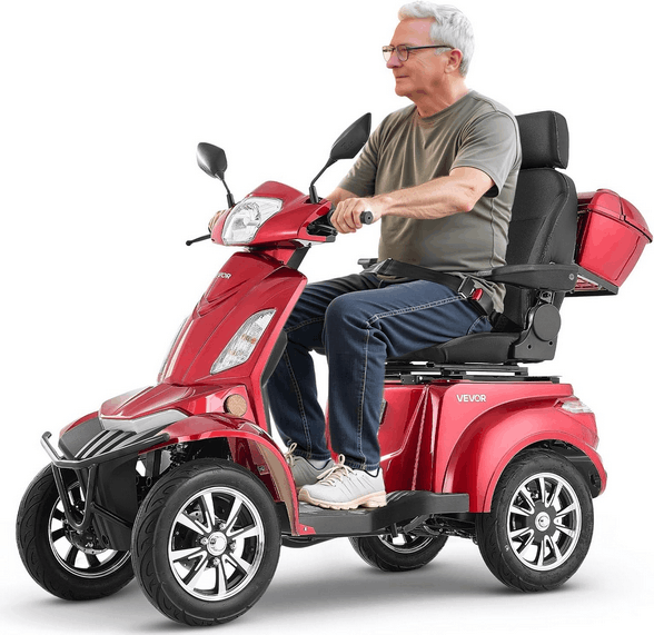 VEVOR Heavy Duty 4-Wheel Mobility Scooter Review: 500 lb Capacity — Is It Right for Seniors?
