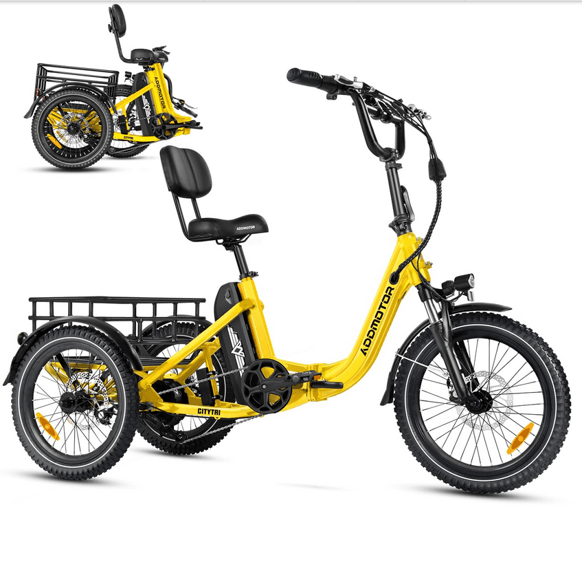 "You Won't Believe What We Discovered About the ADDMOTOR CITYTRI E-310 Plus Electric Trike!"