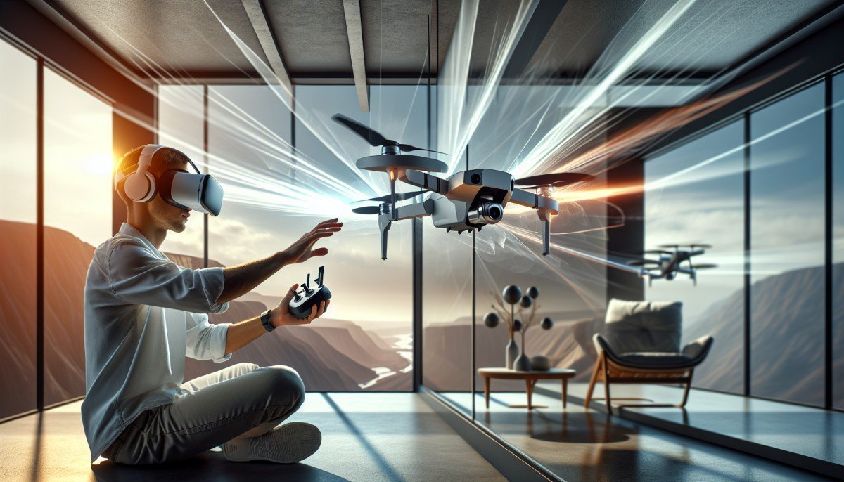 Immersive Drone Viewing with VR Headsets