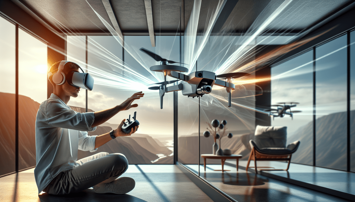 Immersive Drone Viewing with VR Headsets