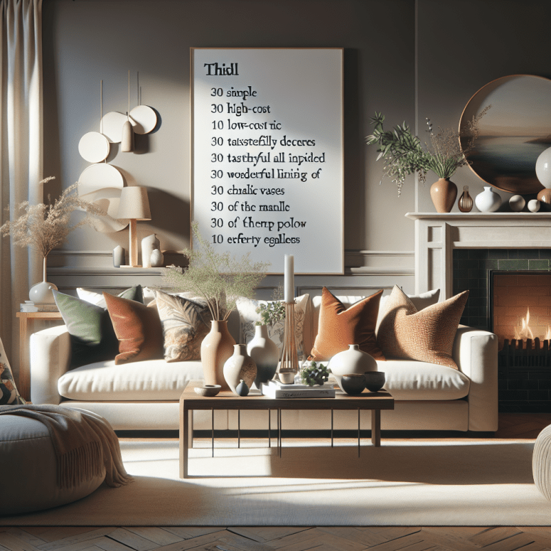 Spruce up your living room with budget friendly tips and tricks