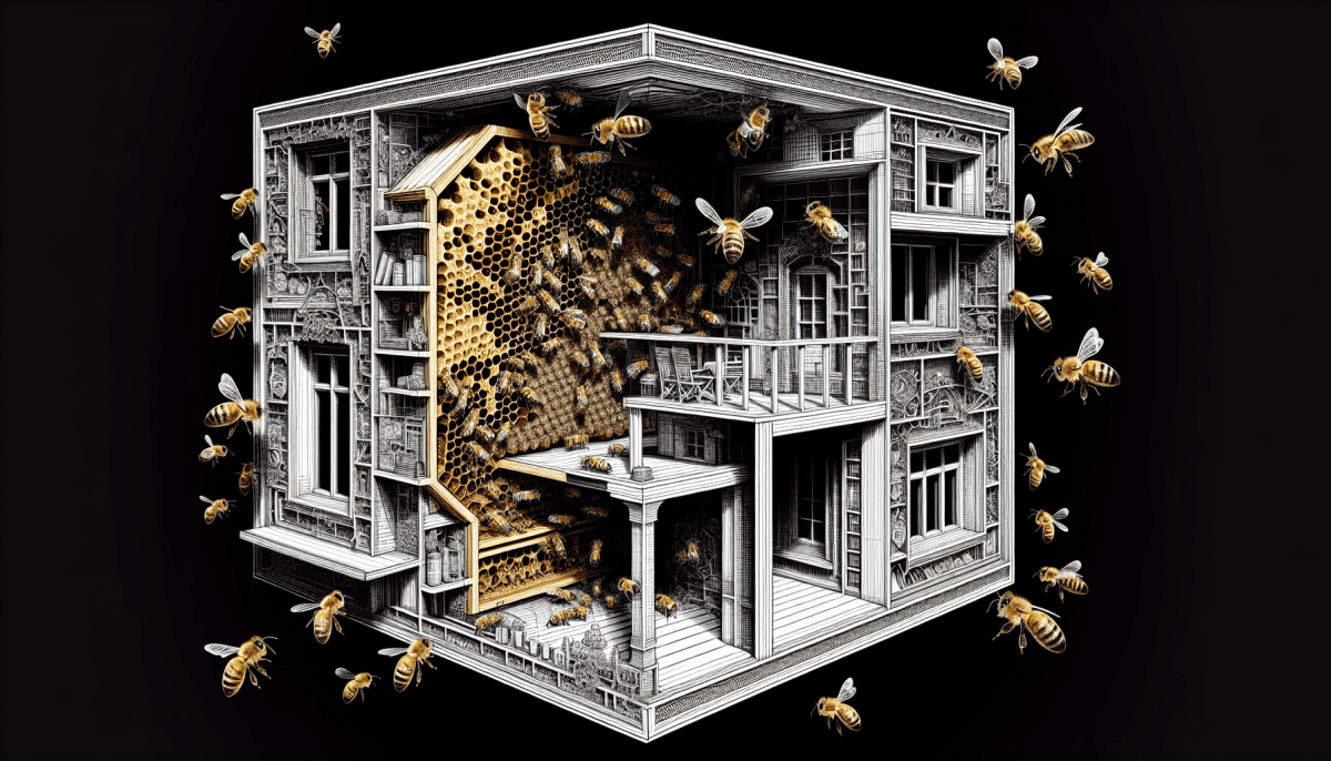 Honey Bee Hive in House Walls