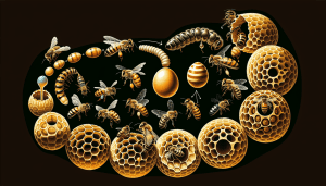 Becoming familiar with the stages of a honey bee's life