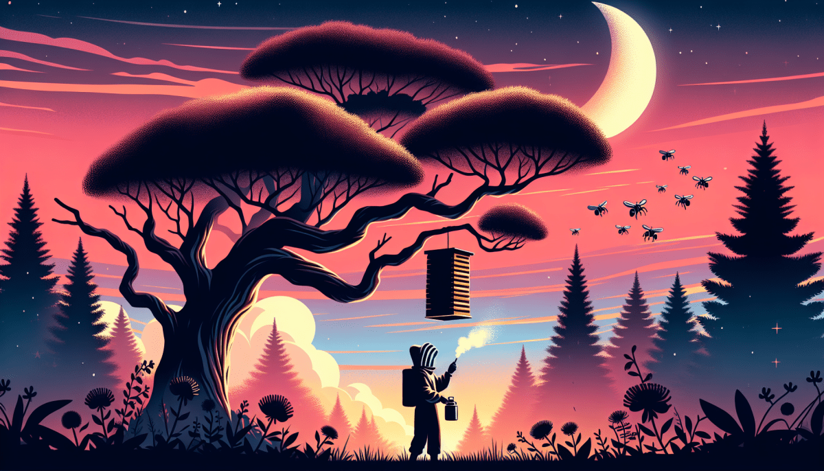 How to get a Bee Hive out of a Tree