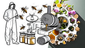 A step-by-step guide on using a honey extractor