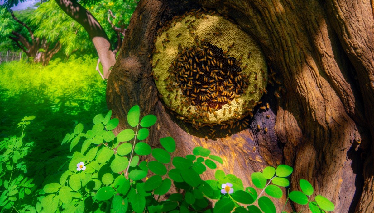 Finding a Honey Bee Nest Made Easy