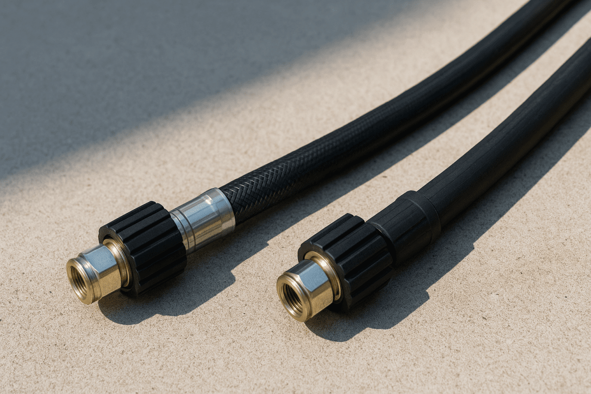 Steel-Braided Vs Standard Pressure Washer Hoses