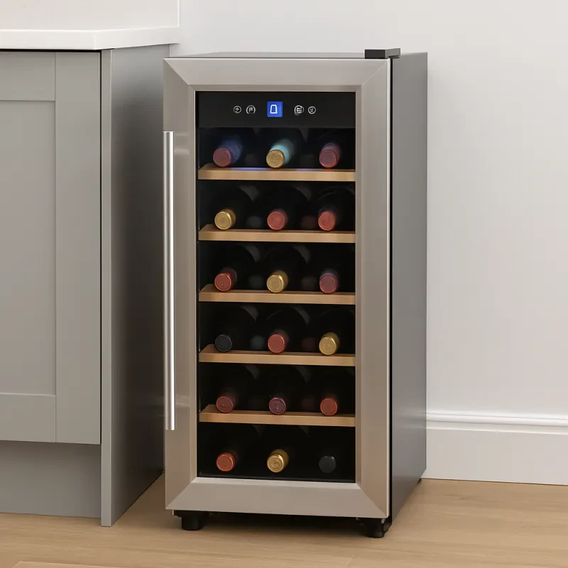 We review the 30cm, 46-bottle Cookology CWC300SS. Is this slimline wine fridge the right choice for your kitchen?