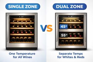 A clear, practical guide to when dual temperature zones actually matter for wine storage