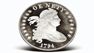 The history of the first US silver dollar minted
