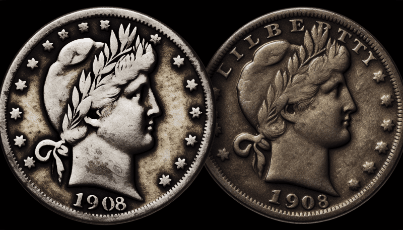 How much is a 1908 O Barber Quarter worth?