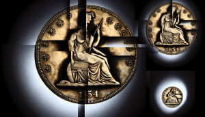 Find out how much your 1854 Seated Quarter is worth now