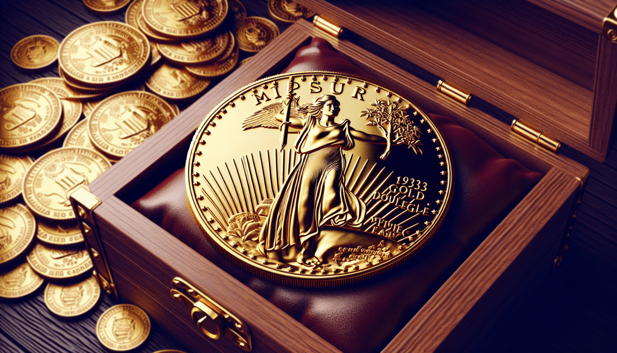Stunning 1933 Gold Double Eagle Replica Layered in 24K Gold