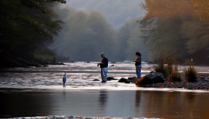 Exploring the Beauty of Ek River through Fly Fishing in West Virginia