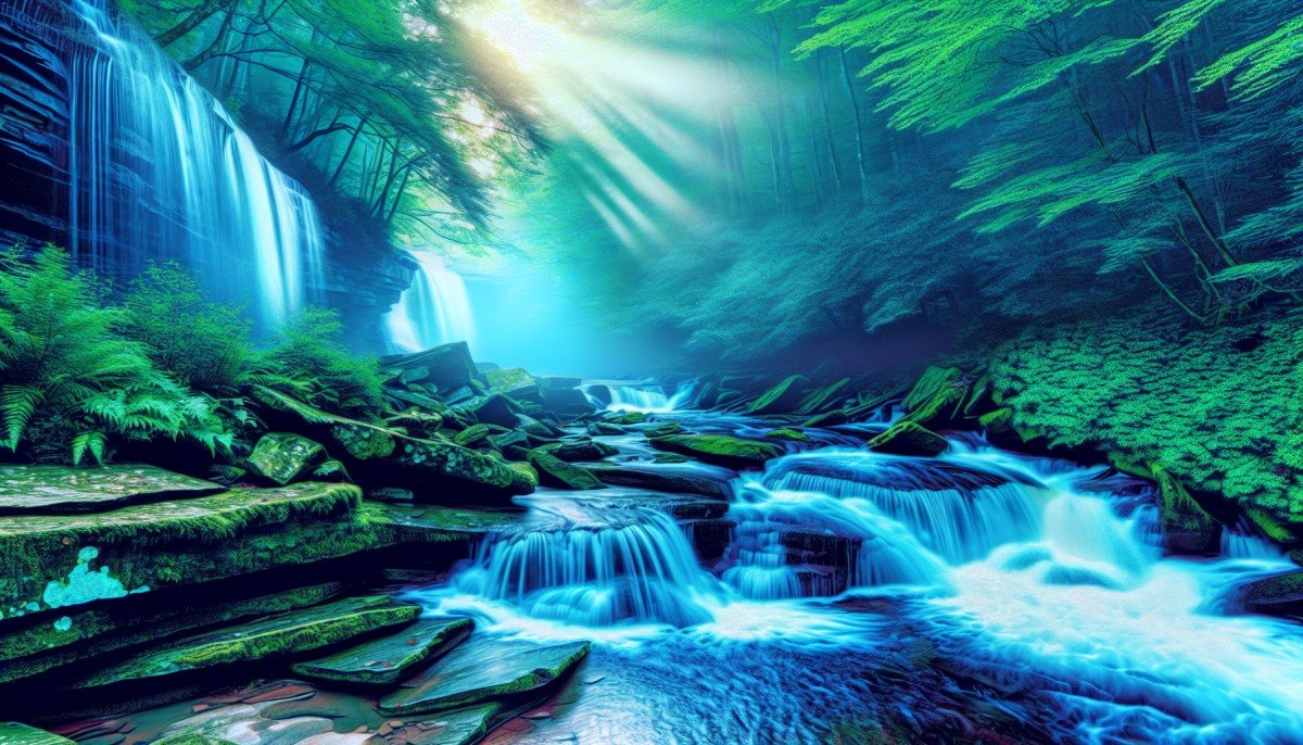Glade Creek Falls WV