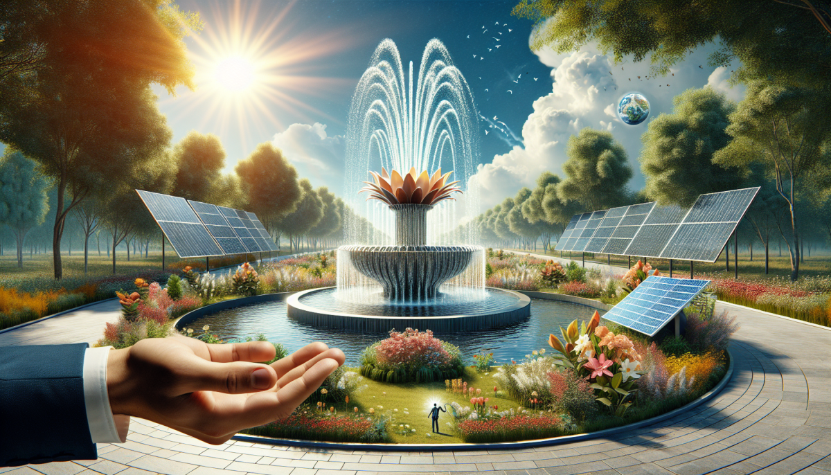 Solar Fountains: Nature's Power at Your Fingertips