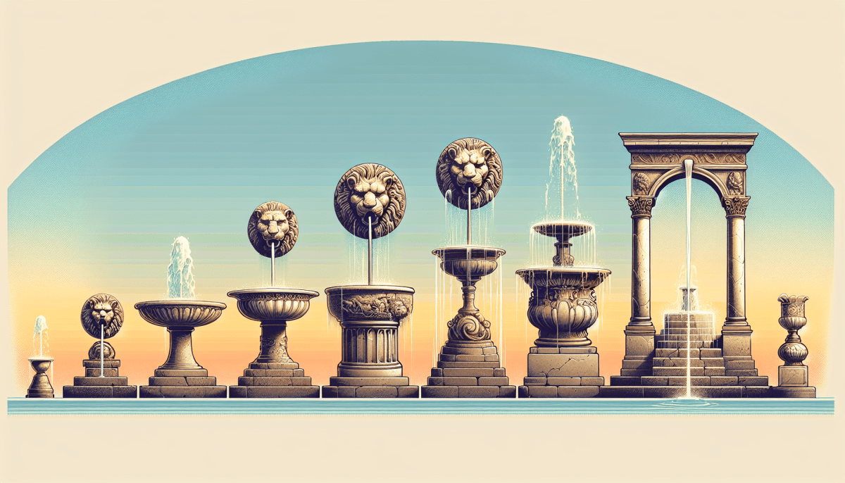 The Evolution of Outdoor Water Fountains
