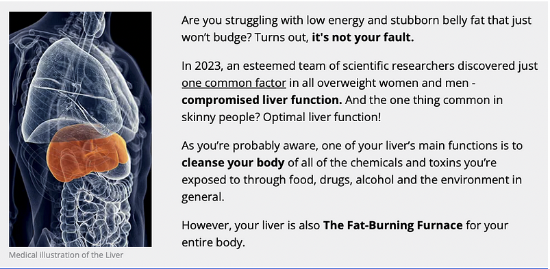 Liv-Pure Liver fat burning furness banner