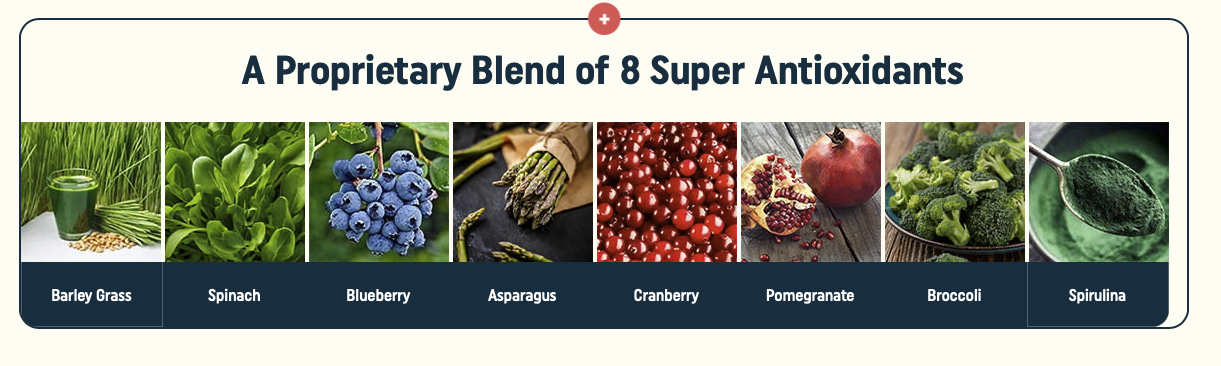 Nagano Tonic blend of 8 super antioxidants
