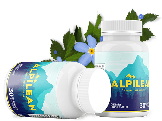 2 Alpilean Weight Loss products. 1 on its side, they other standing up